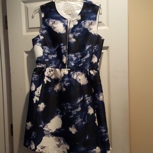 Kate Spade sz. 10 cloud print dress NWOT